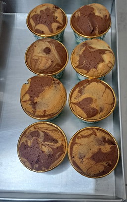 Marble cupcake