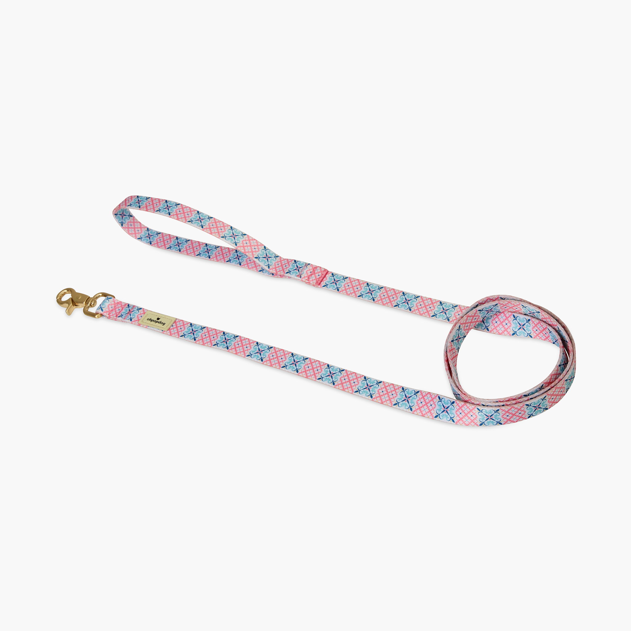 Ohpopdog Bibik Pink Nylon Leash_0
