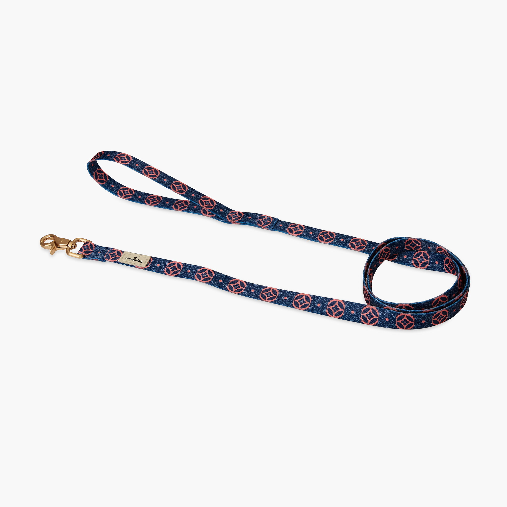 Ohpopdog Baba Navy Nylon Leash_0