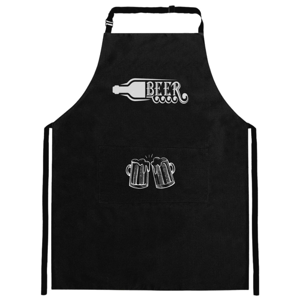 Biere Colour Apron with Pocket _6
