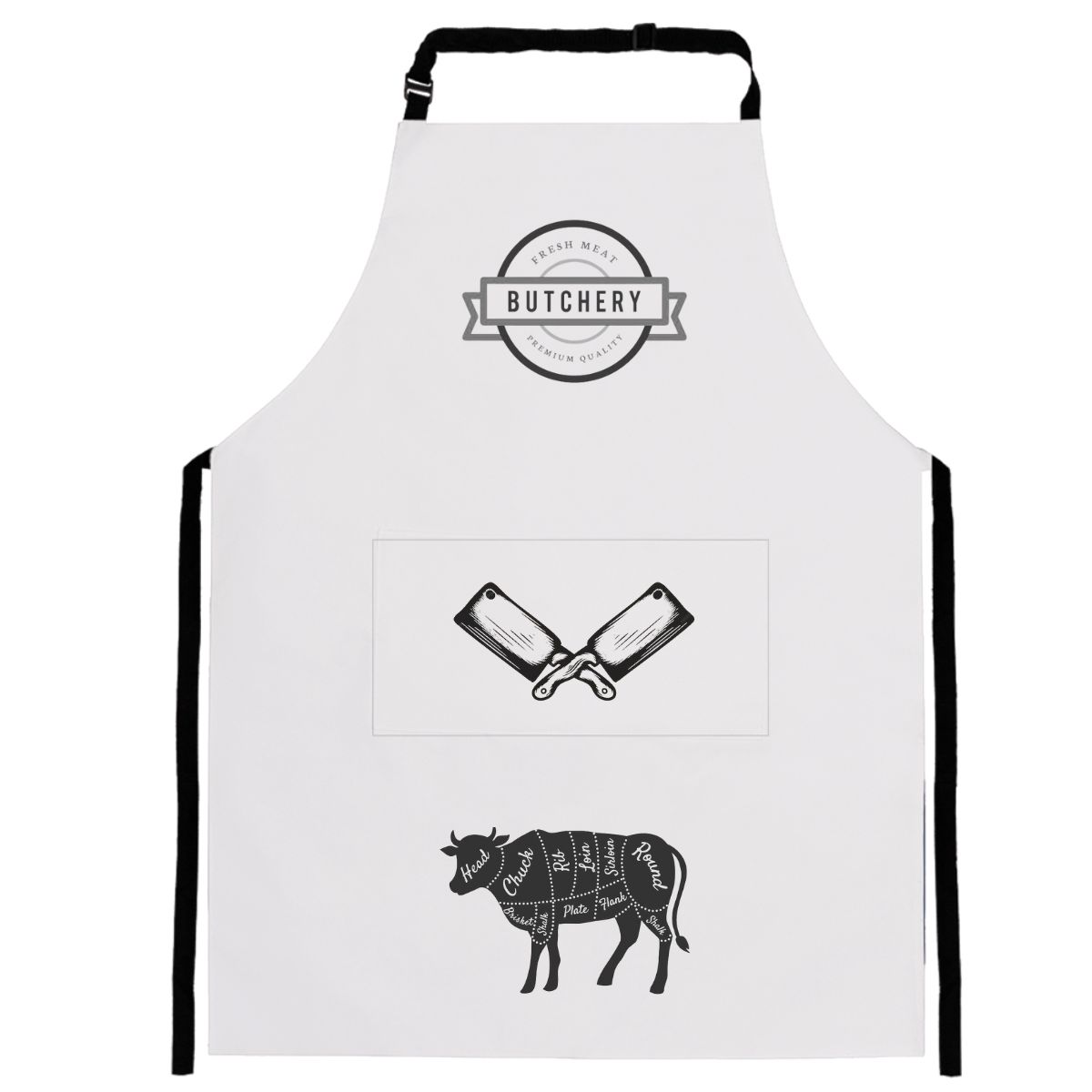 Biere Colour Apron with Pocket _0