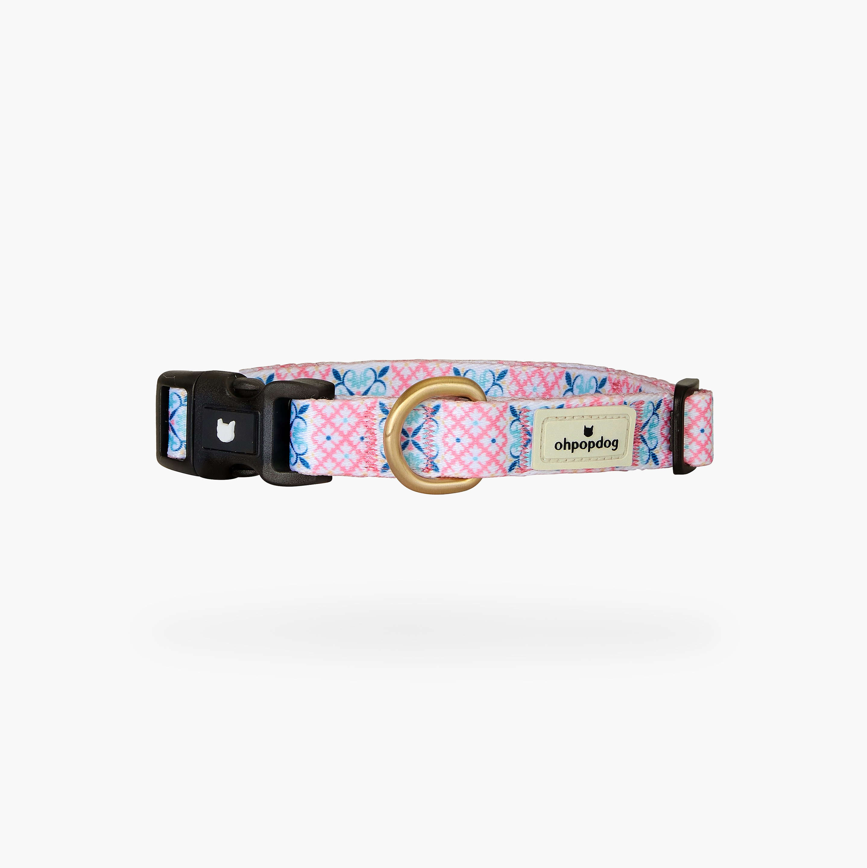 Ohpopdog Bibik Pink Nylon Collar