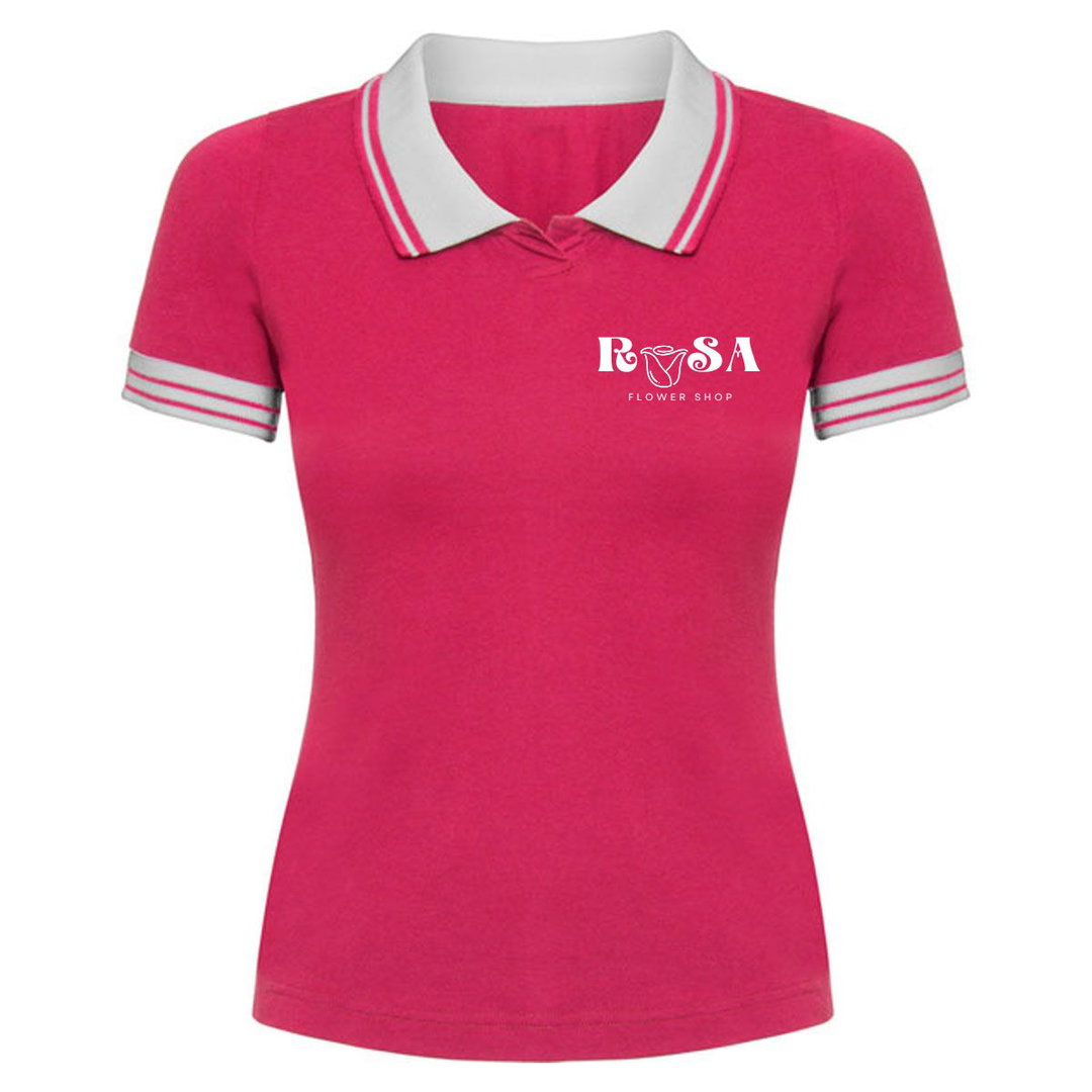 Nancy 2 Tone Polo