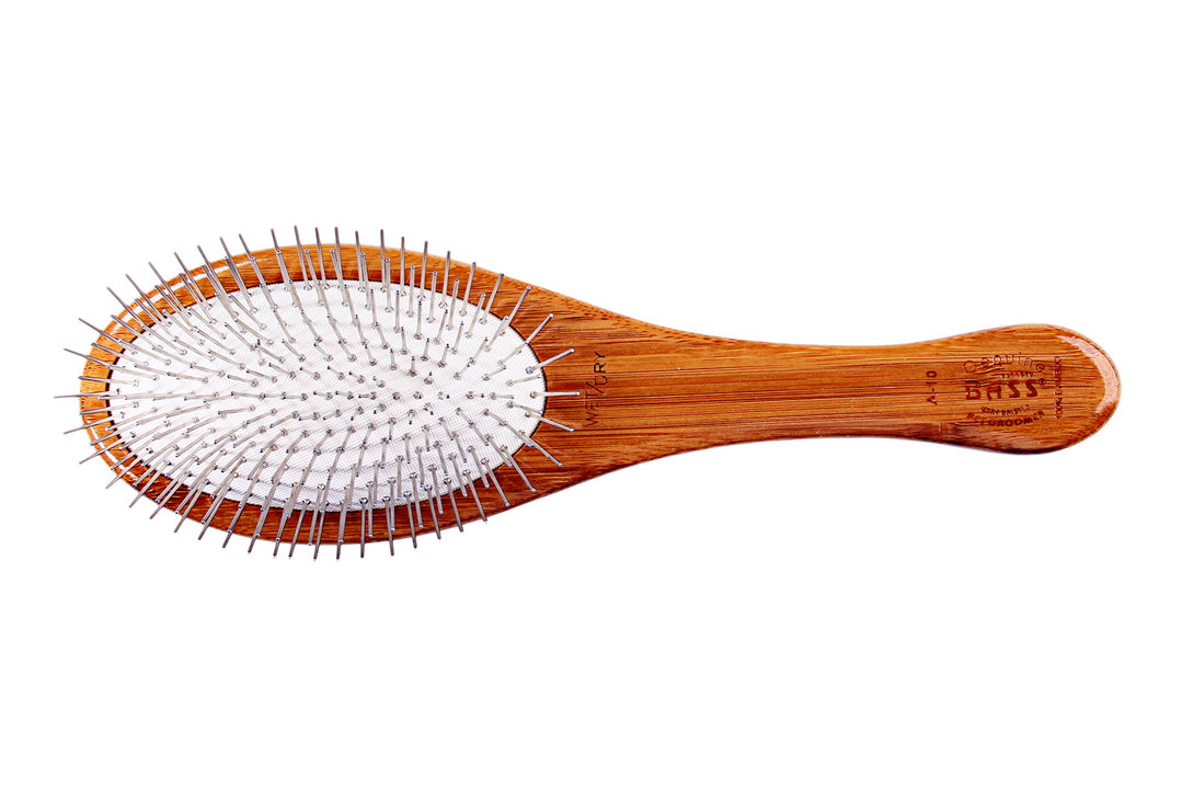 Bass Brush Style and Detangle Pet Brush (Striped Finish)