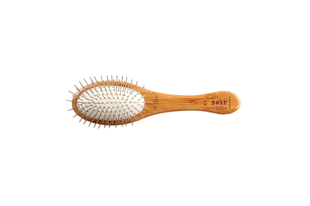 Bass Brush Style and Detangle Pet Brush (Dark Finish)