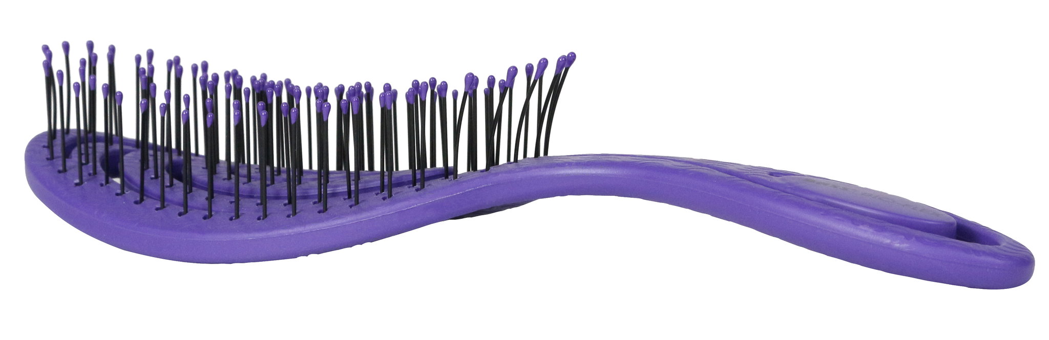 Bass Brush Purple Bio Flex Swirl Detangling Pet Brush_0