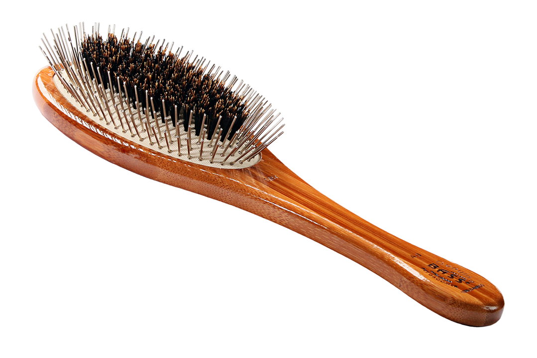 Bass Brush Hybrid Groomer Pet Brush (Dark Finish)
