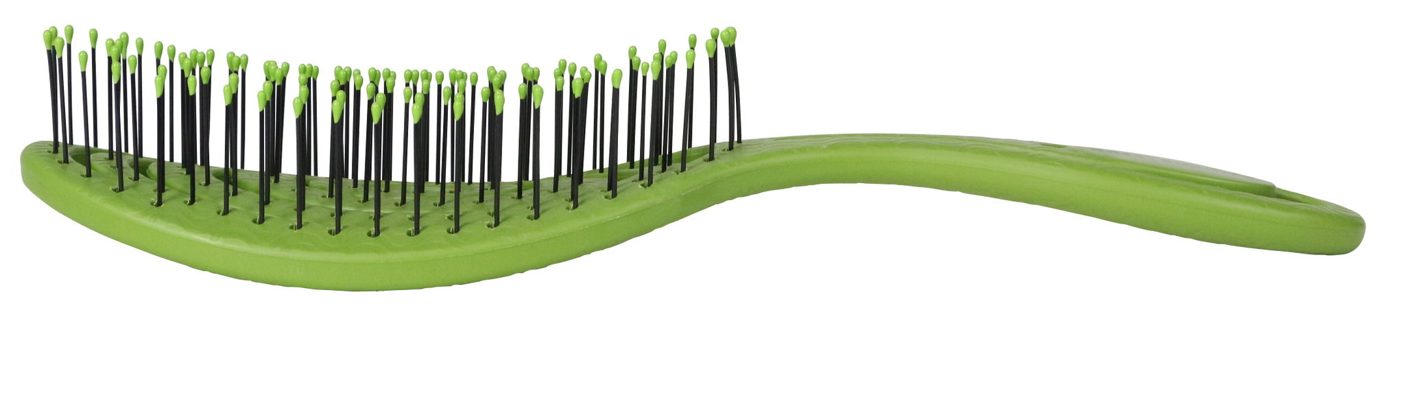 Bass Brush Green Bio Flex Swirl Detangling Pet Brush_0