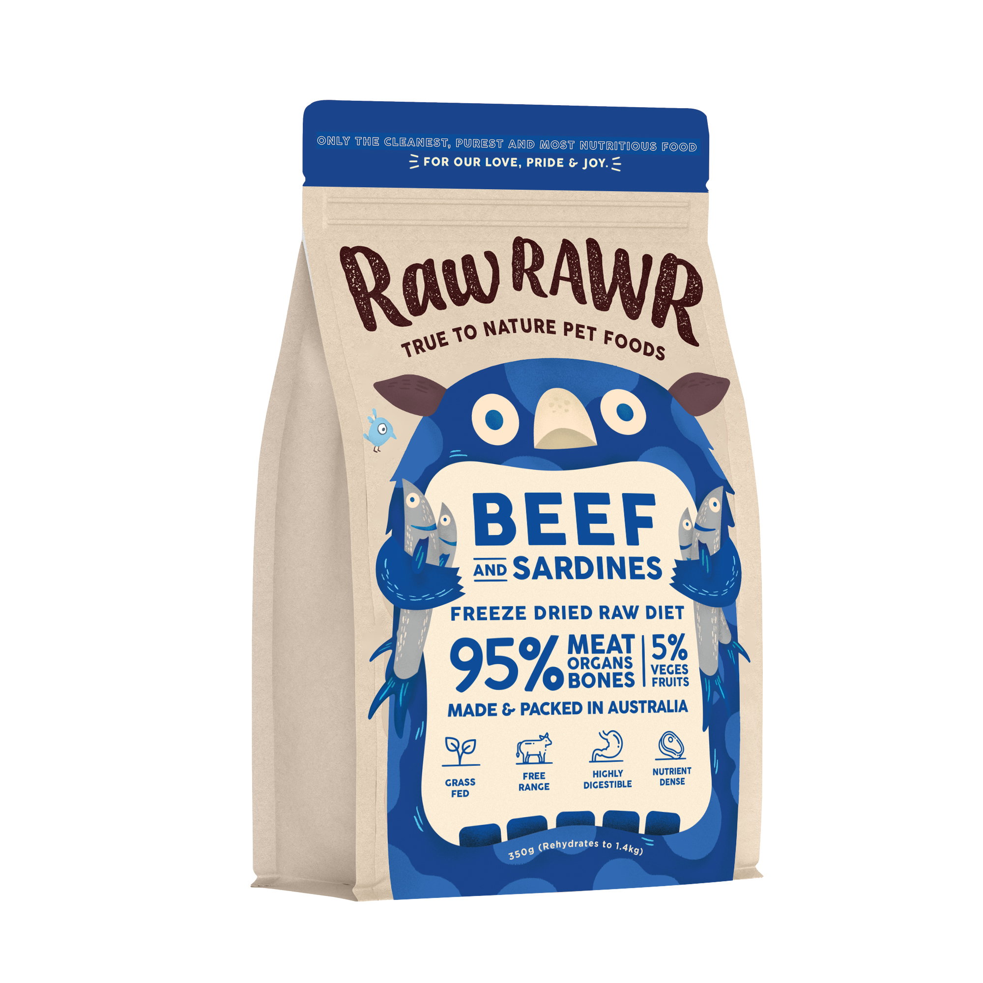 Raw Rawr Beef and Sardines_0