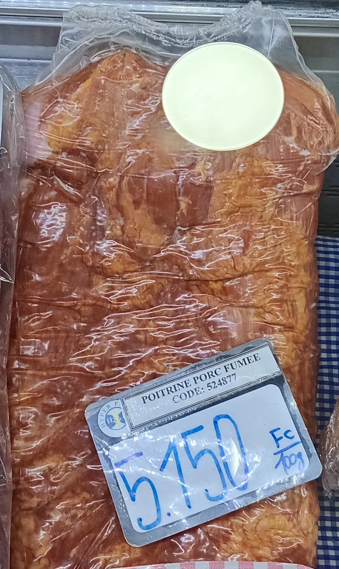 Poitrine De Porc Fumee 100gr