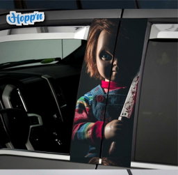 Chucky Armed B Pillar Sticker