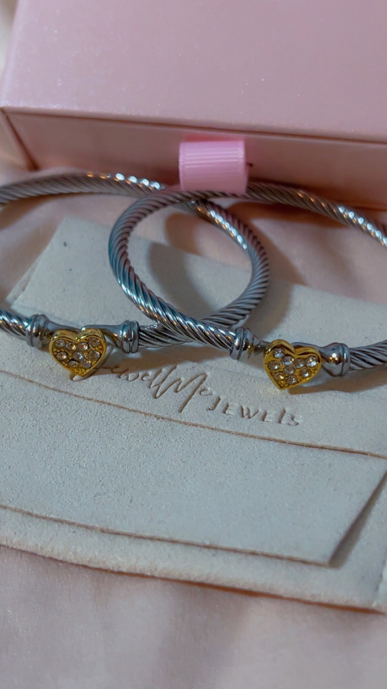 Cable twist Heart Bracelet _3