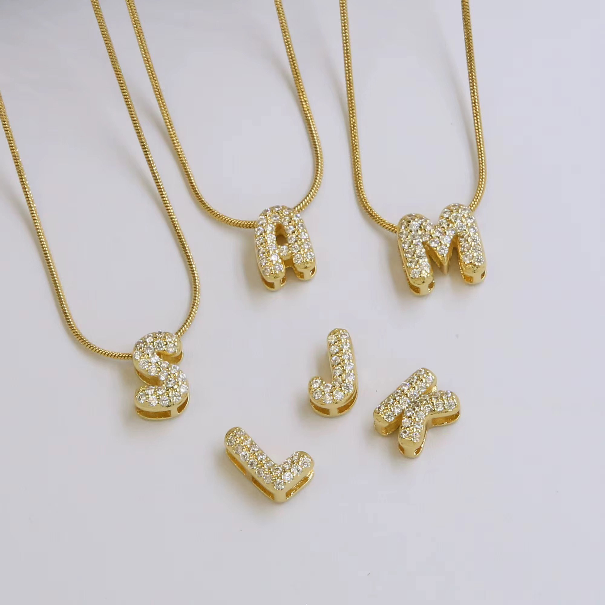 Initial Necklace (Gold)_3
