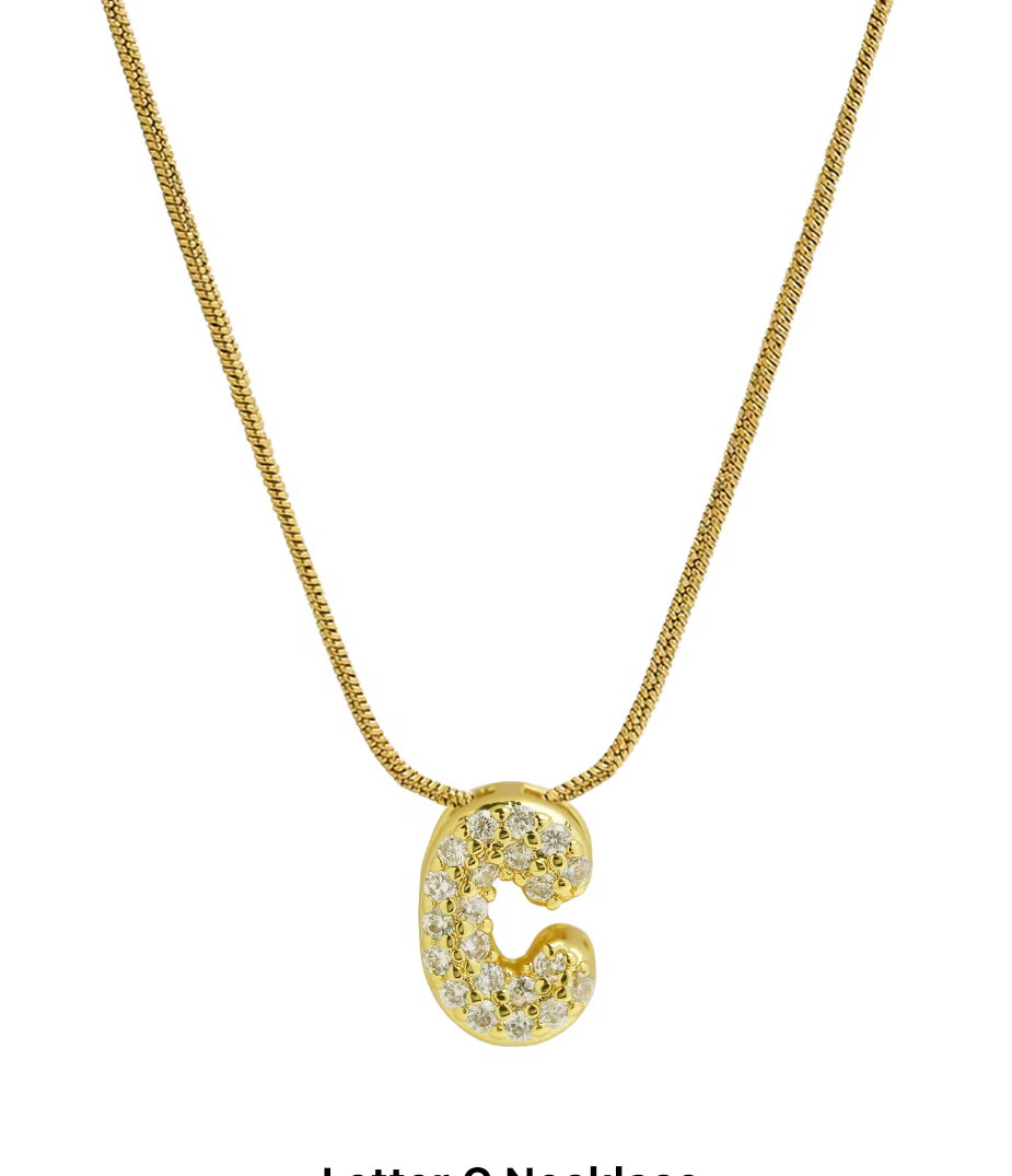 Initial Necklace (Gold)_8