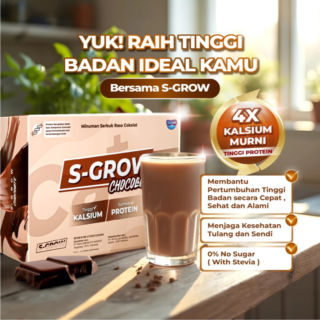 S-GROW CHOCOLATE - Peninggi Badan Terbaik Untuk Remaja dan Dewasa_3