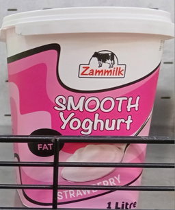 Zammilk Yog. Low Fat Smooth Strawberry 1lt