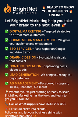 Social Media Advertising  Description: Facebook, Instagram, TikTok, and Snapchat Ads that drive real results. We handle everything from setup to success. Price: Starting from ₵300 Delivery: 2 – 4 days WhatsApp Support: ✅ Yes