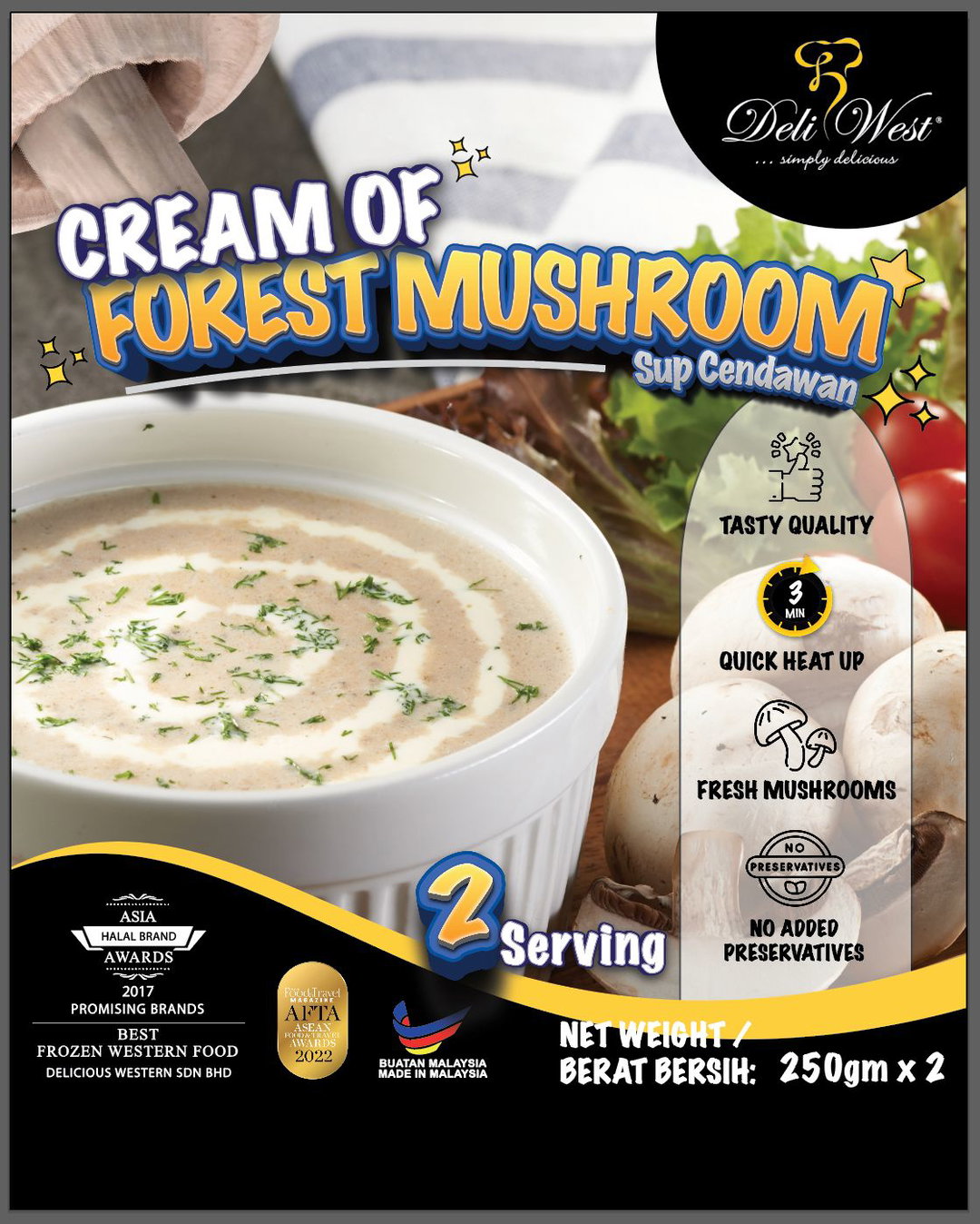Normal - Mushroom Soup (2 Serving - 500gm)