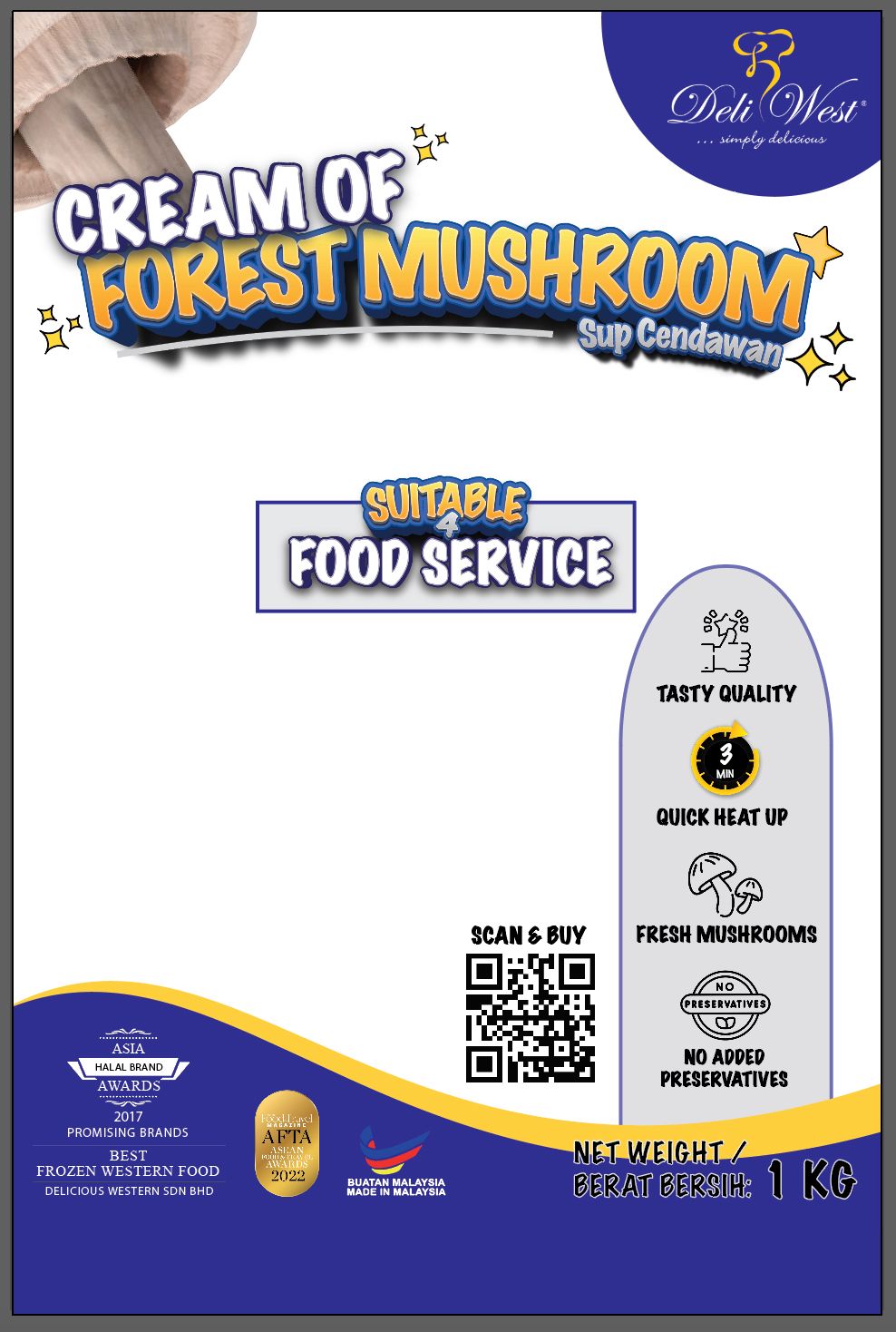 1 Pack - Mushroom Soup (1kg)_0