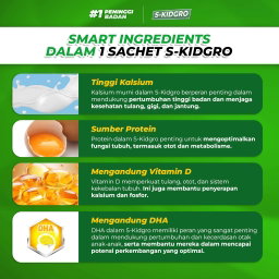 S-KIDGRO Peninggi Badan Terbaik Untuk Anak