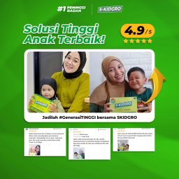 S-KIDGRO Peninggi Badan Terbaik Untuk Anak