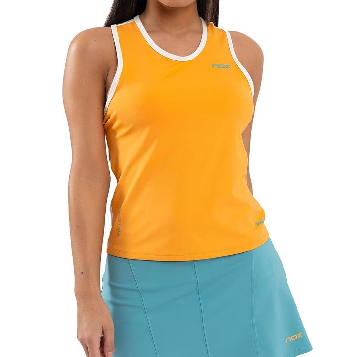NOX Women's Tank Top Pro Mock Orange Degraded_0