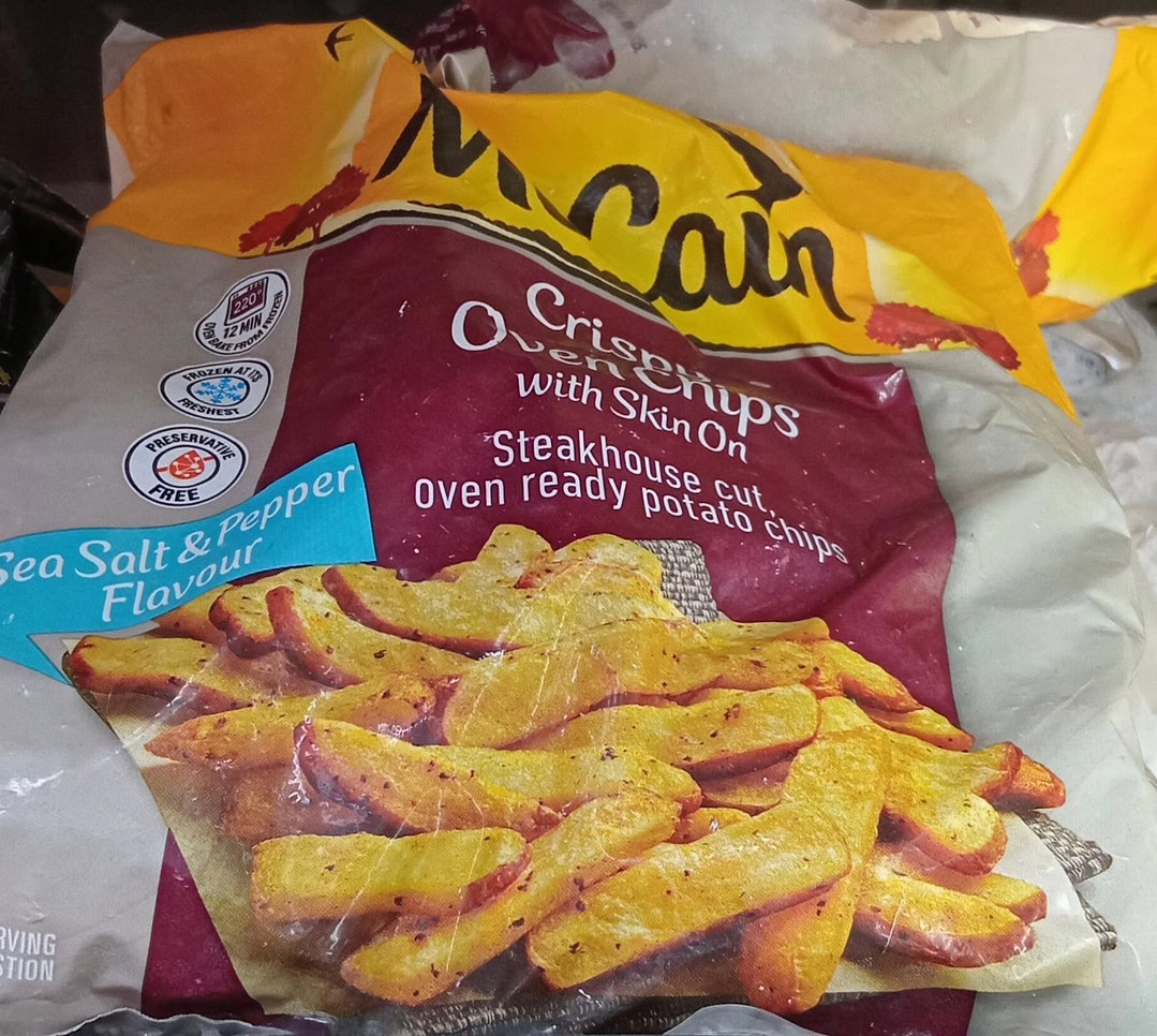 Mc Cain Crispy Oven Chips B/Pepper Salt 750gr