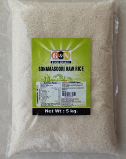 SONAMASORI RAW RICE 5 KG