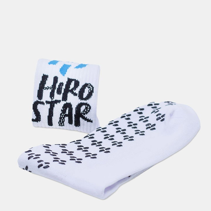 HIROSTAR Grip Force SOCKS, White