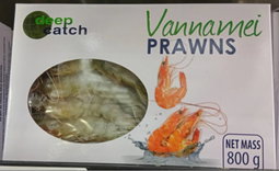 Deep Catch Vannamel Prawns 26/30. 800gr