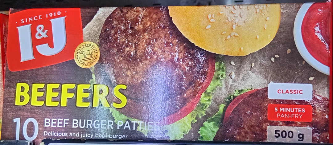 I&J Beefers 500gr
