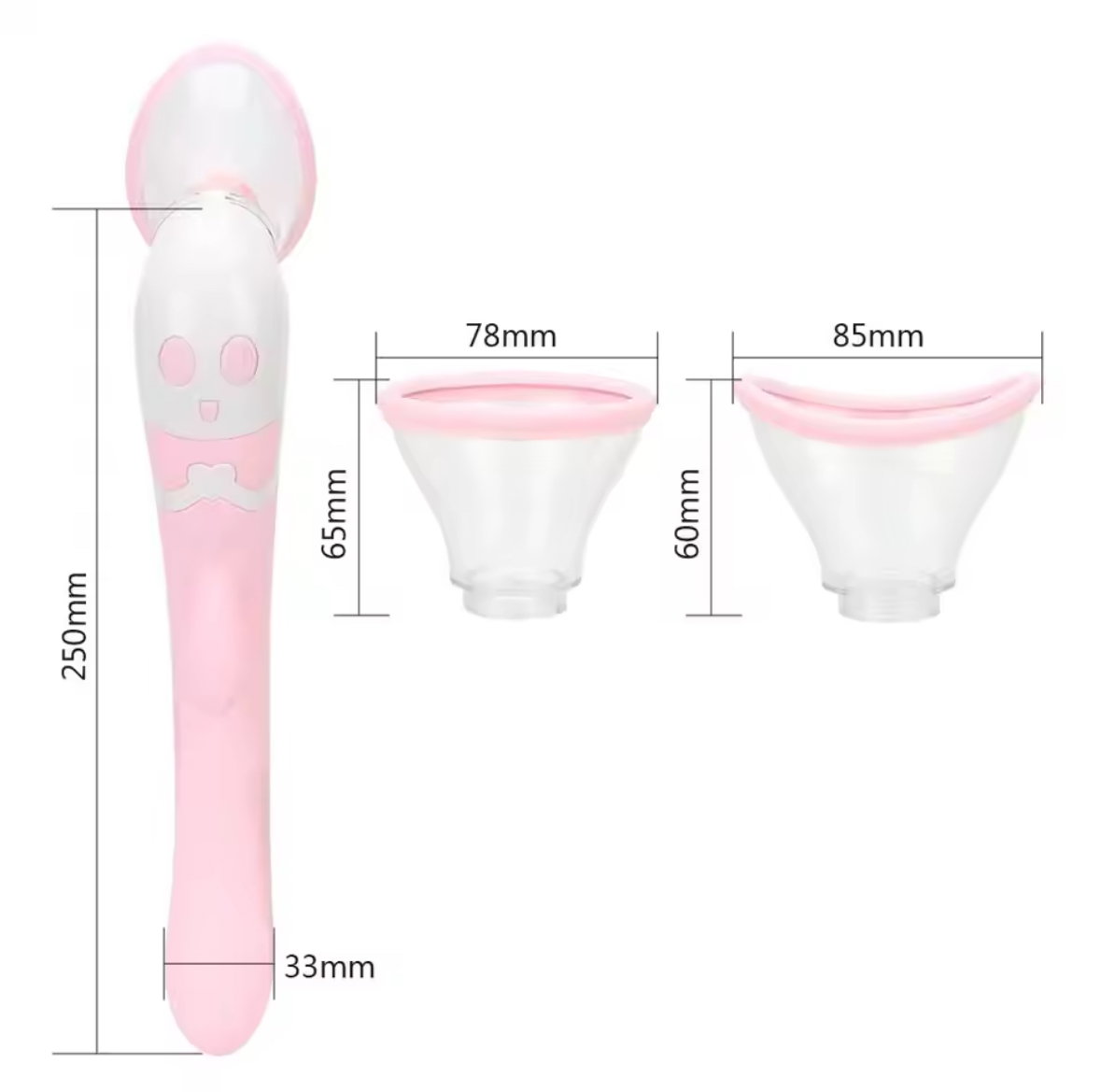 Tongue Dildo Vibrator For Women Heating Nipple Sucker_4