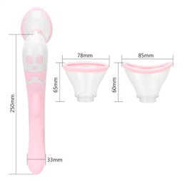 Tongue Dildo Vibrator For Women Heating Nipple Sucker