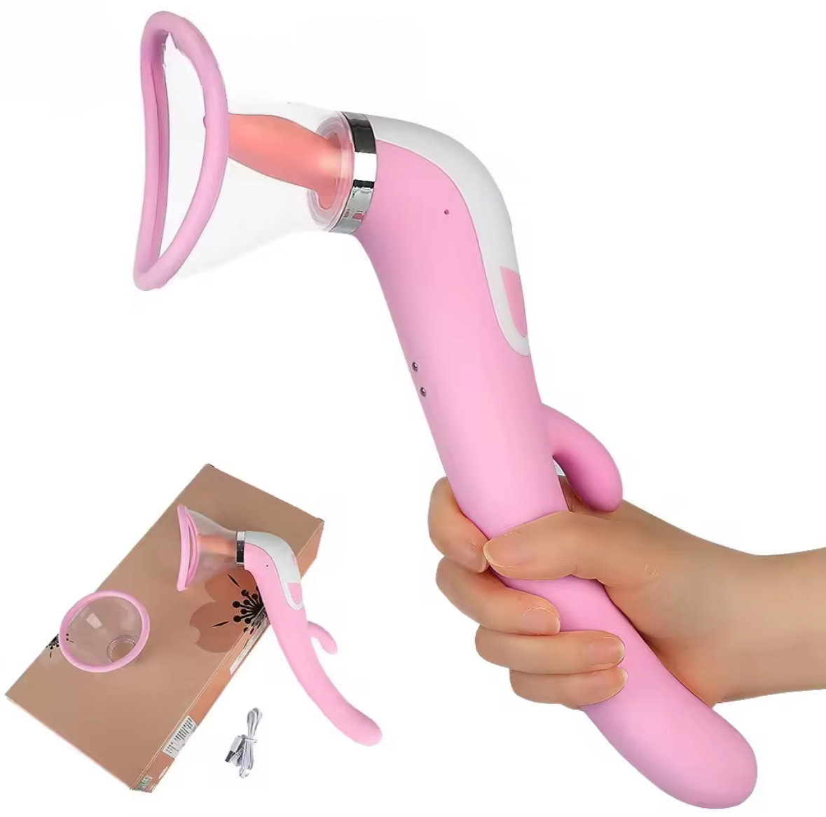 Tongue Dildo Vibrator For Women Heating Nipple Sucker_3