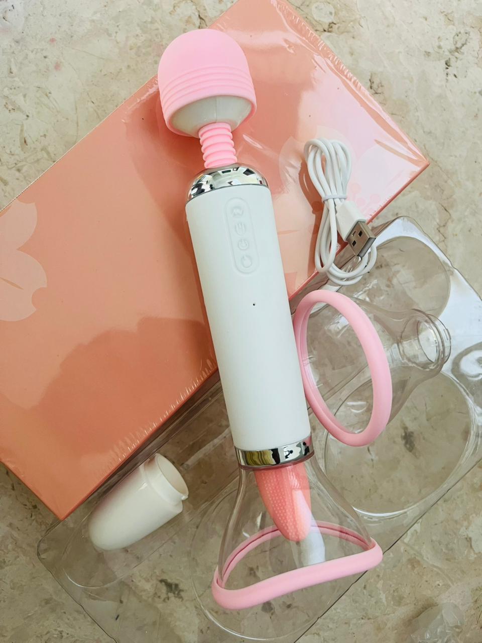 Nipple Clit Sucking Vibrators Clitoris Stimulator Power Magic _0