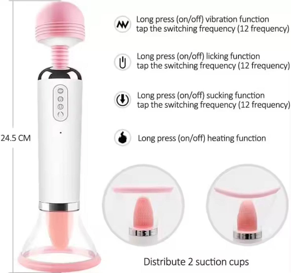 Nipple Clit Sucking Vibrators Clitoris Stimulator Power Magic _2
