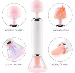 Nipple Clit Sucking Vibrators Clitoris Stimulator Power Magic 