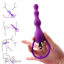 Anal Plug Silicone Sex Toys for Women Anal Beads Vibrator