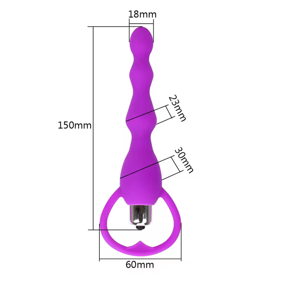 Anal Plug Silicone Sex Toys for Women Anal Beads Vibrator_3