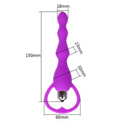 Anal Plug Silicone Sex Toys for Women Anal Beads Vibrator