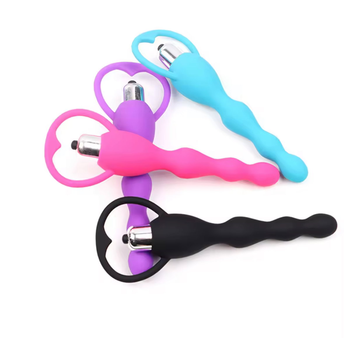 Anal Plug Silicone Sex Toys for Women Anal Beads Vibrator_2