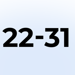 22 - 31 rad 