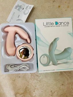 2 in1 Wearable Tongue Licking Dildo Vibrator