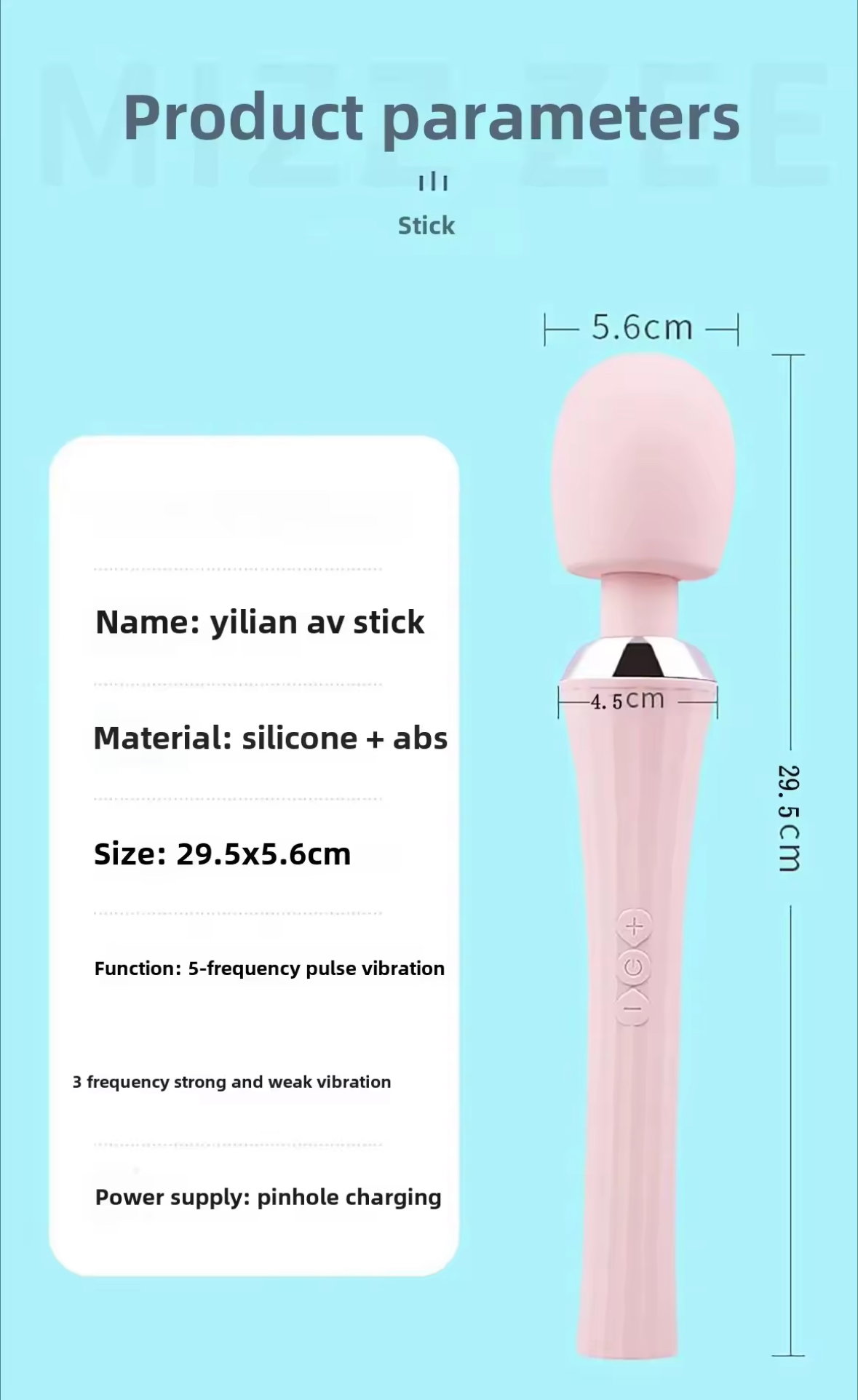 G Spot Stimulation Massager Huge Magic Wand AV Vibrator_2