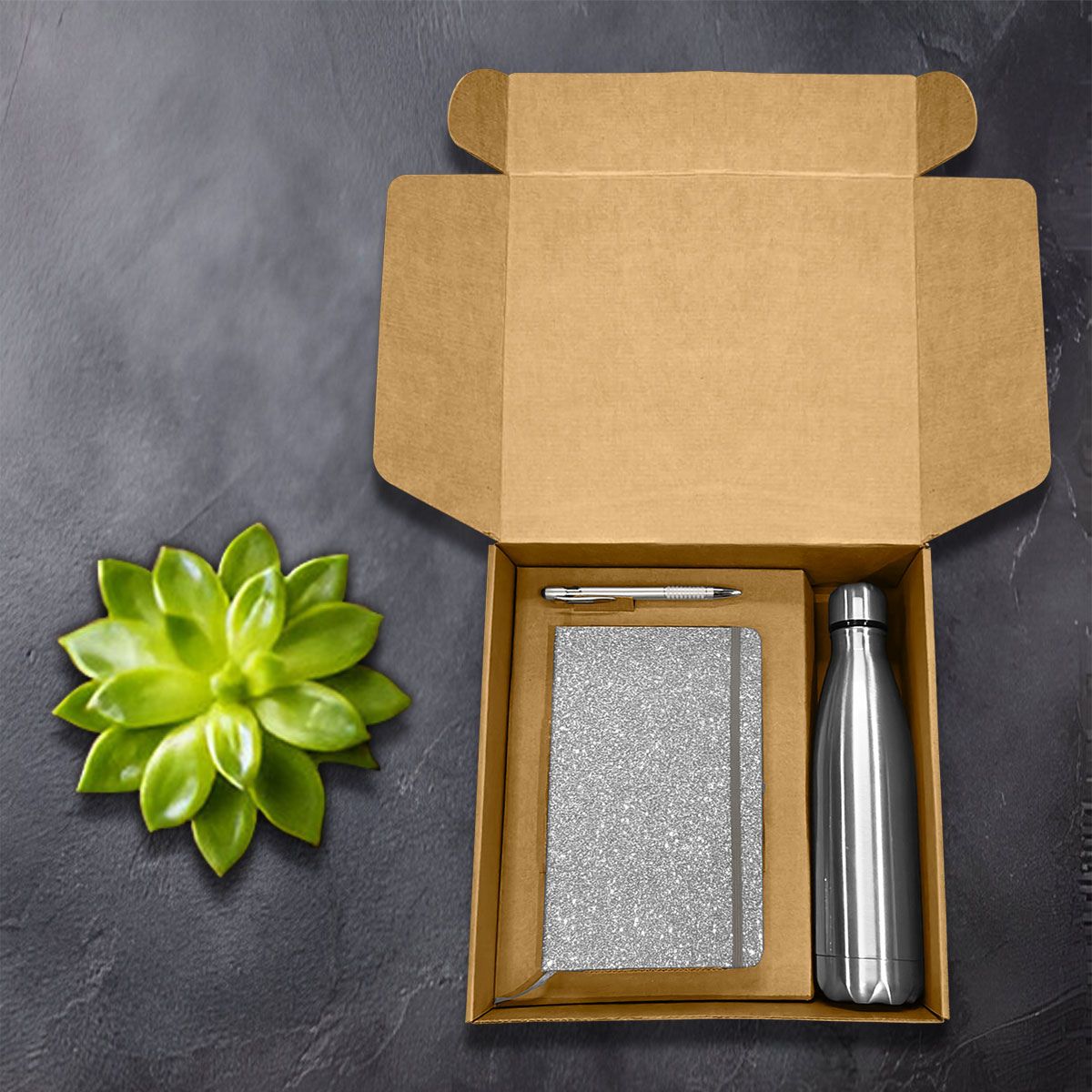 Boss Babe 3-Piece Gift Set - Silver_0