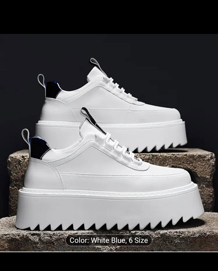 Luxury white men sneakers _1