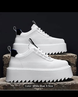 Luxury white men sneakers 