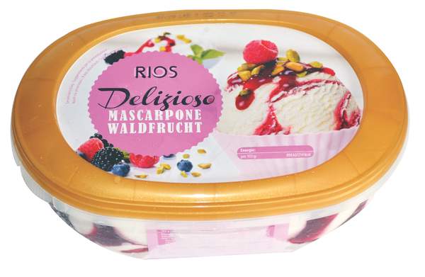Rios Delizioso mascarpone&fructe padure 515 g