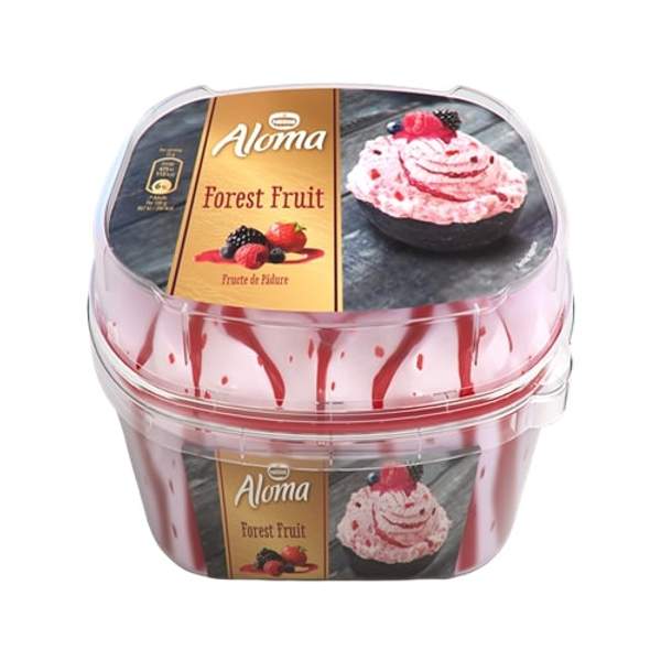 Aloma Inghetata aroma vanilie si sirop fructe de padure 500 g_0
