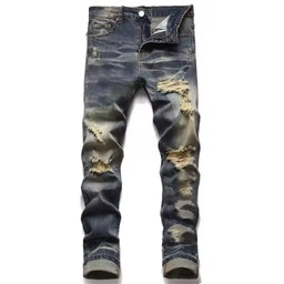 New Catalog Trendy Spring Summer 2025 Y2k Clothing Denim Amirys Jeans Pants for Men Vintage Jeans Men Custom Stacked Jeans